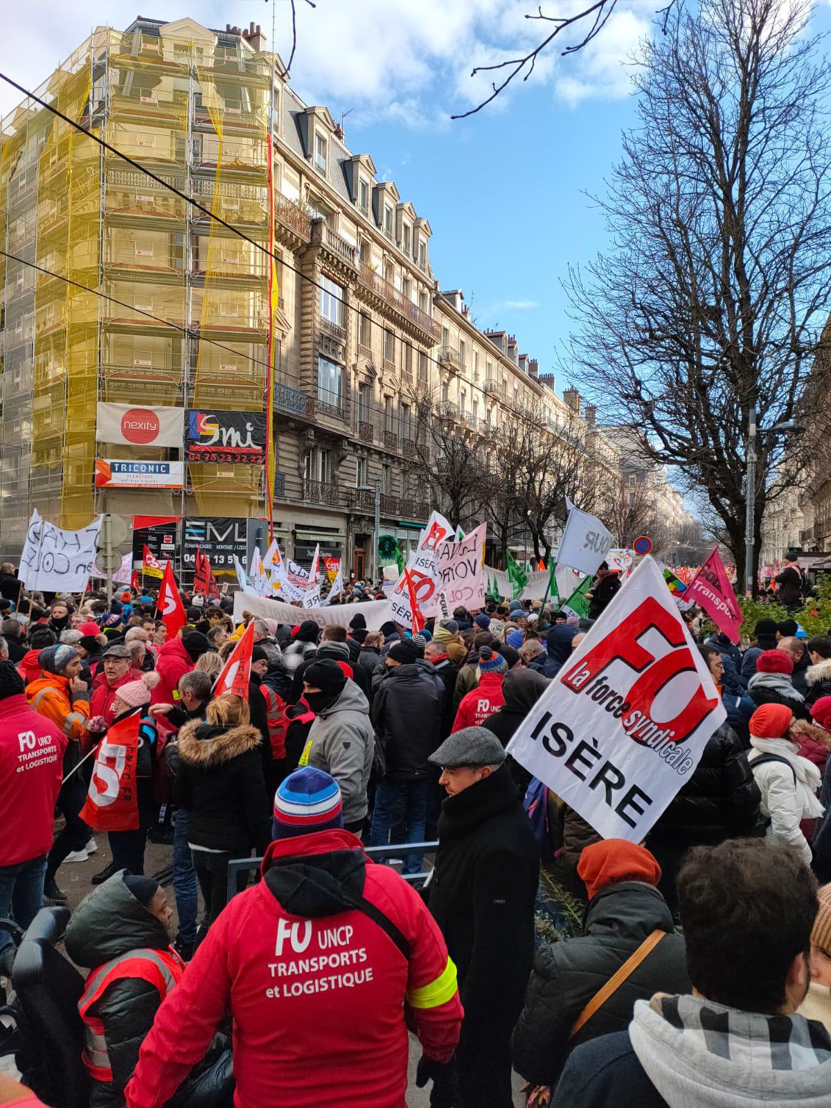 Mobilisation des adhérents FO Market du 31 janvier 2023 Mobilisation des adhérents FO Market du 31 janvier 2023