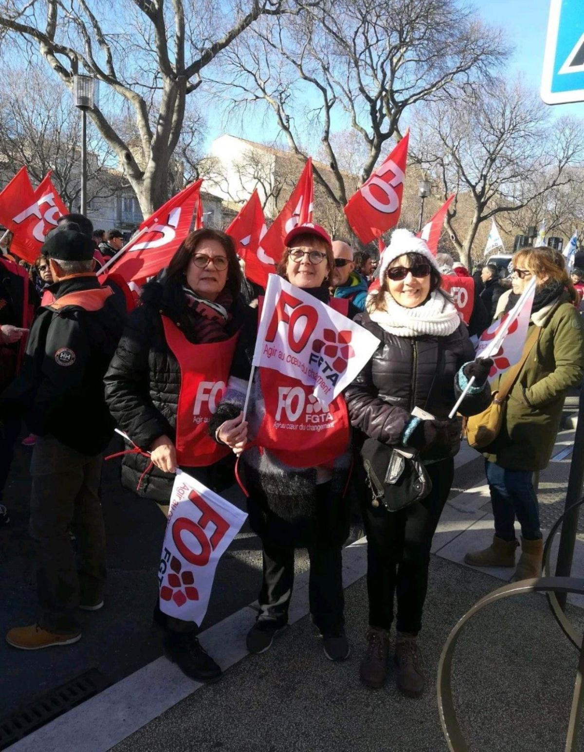 Mobilisation des adhérents FO Market du 31 janvier 2023 Mobilisation des adhérents FO Market du 31 janvier 2023