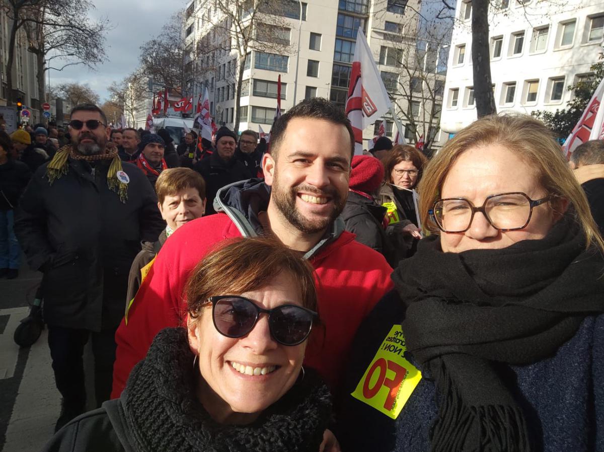 Mobilisation des adhérents FO Market du 31 janvier 2023 Mobilisation des adhérents FO Market du 31 janvier 2023