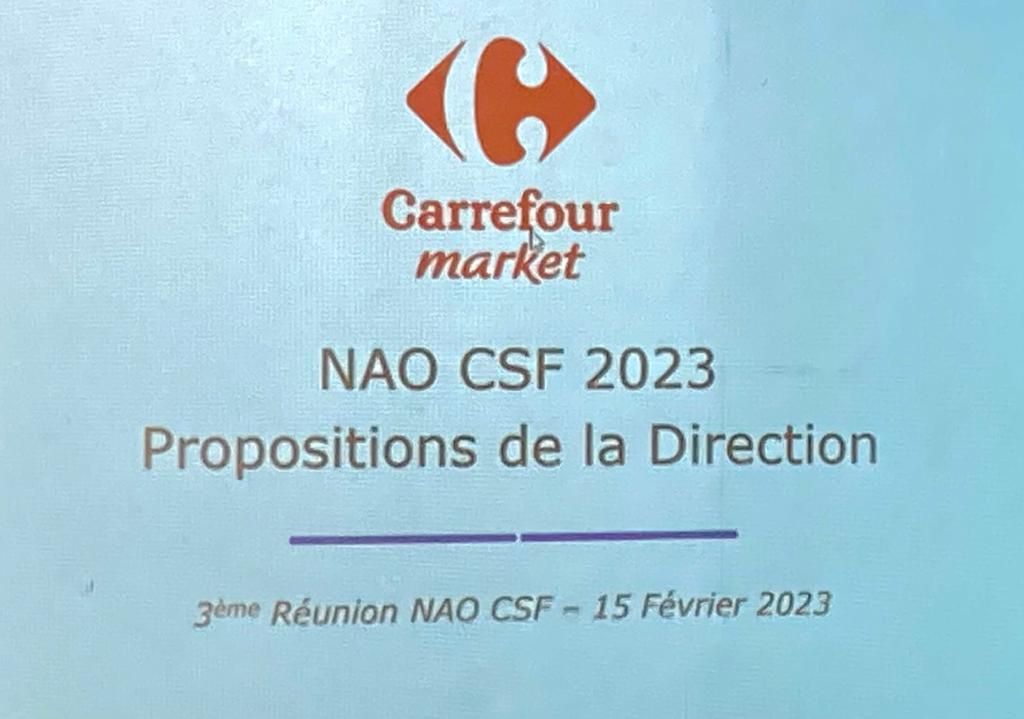 15 Février 2023: Suivez en direct la 3ème réunion des NAO MARKET  15 Février 2023: Suivez en direct la 3ème réunion des NAO MARKET