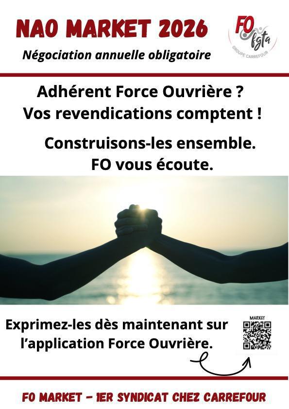 NAO 2026 - Vos revendications