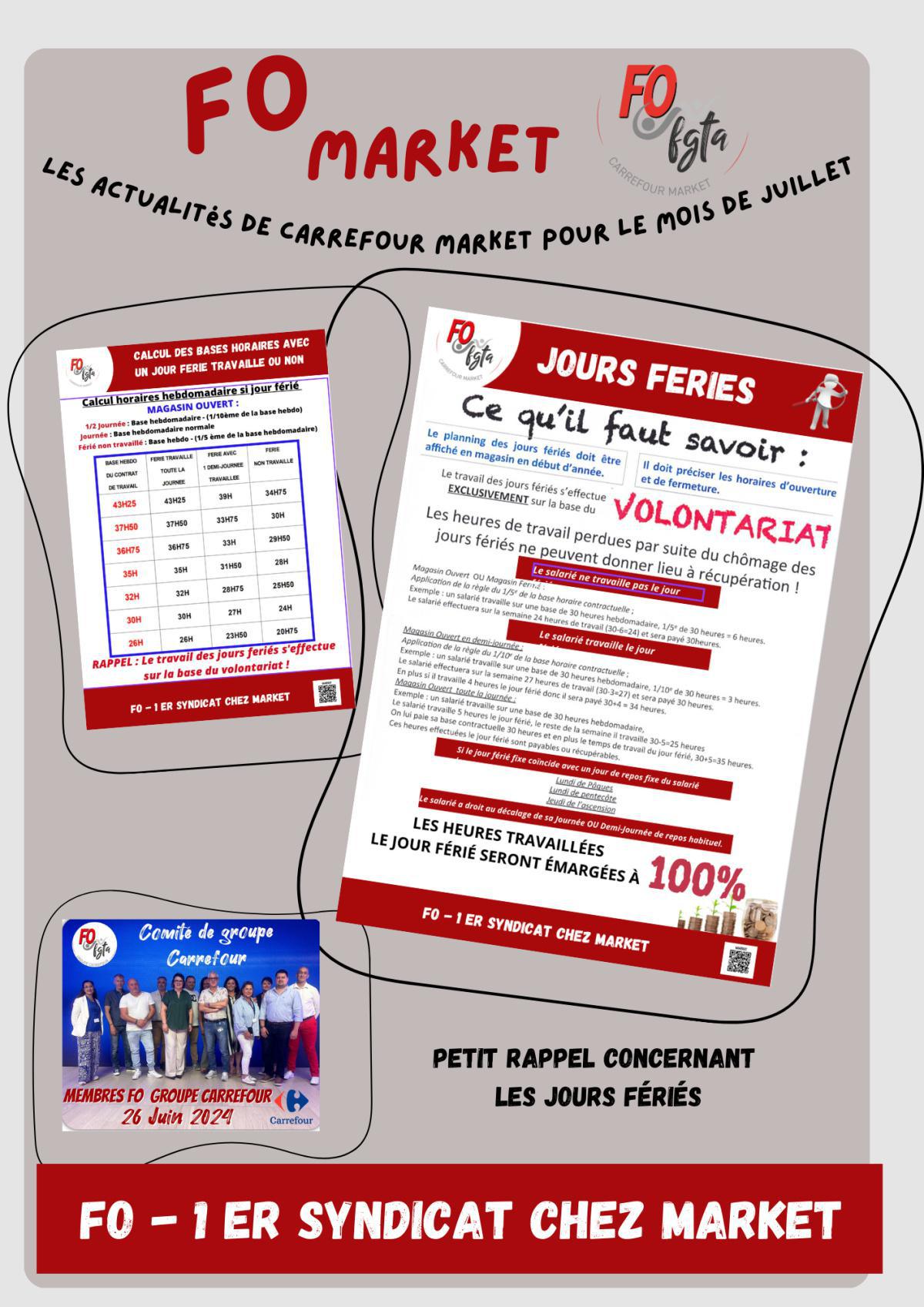 Les actualités de Carrefour Market pour le Mois de juillet