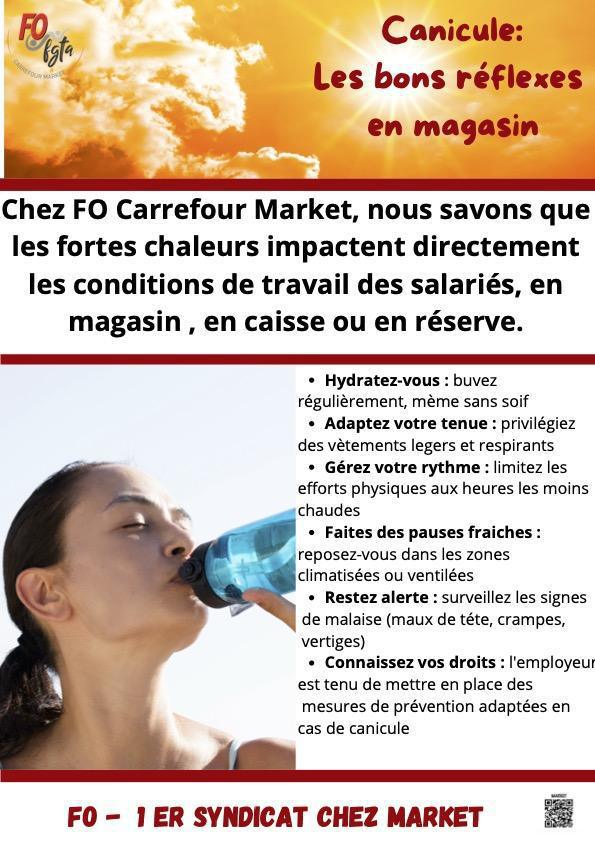 Canicule : Les bons réflexes en magasin