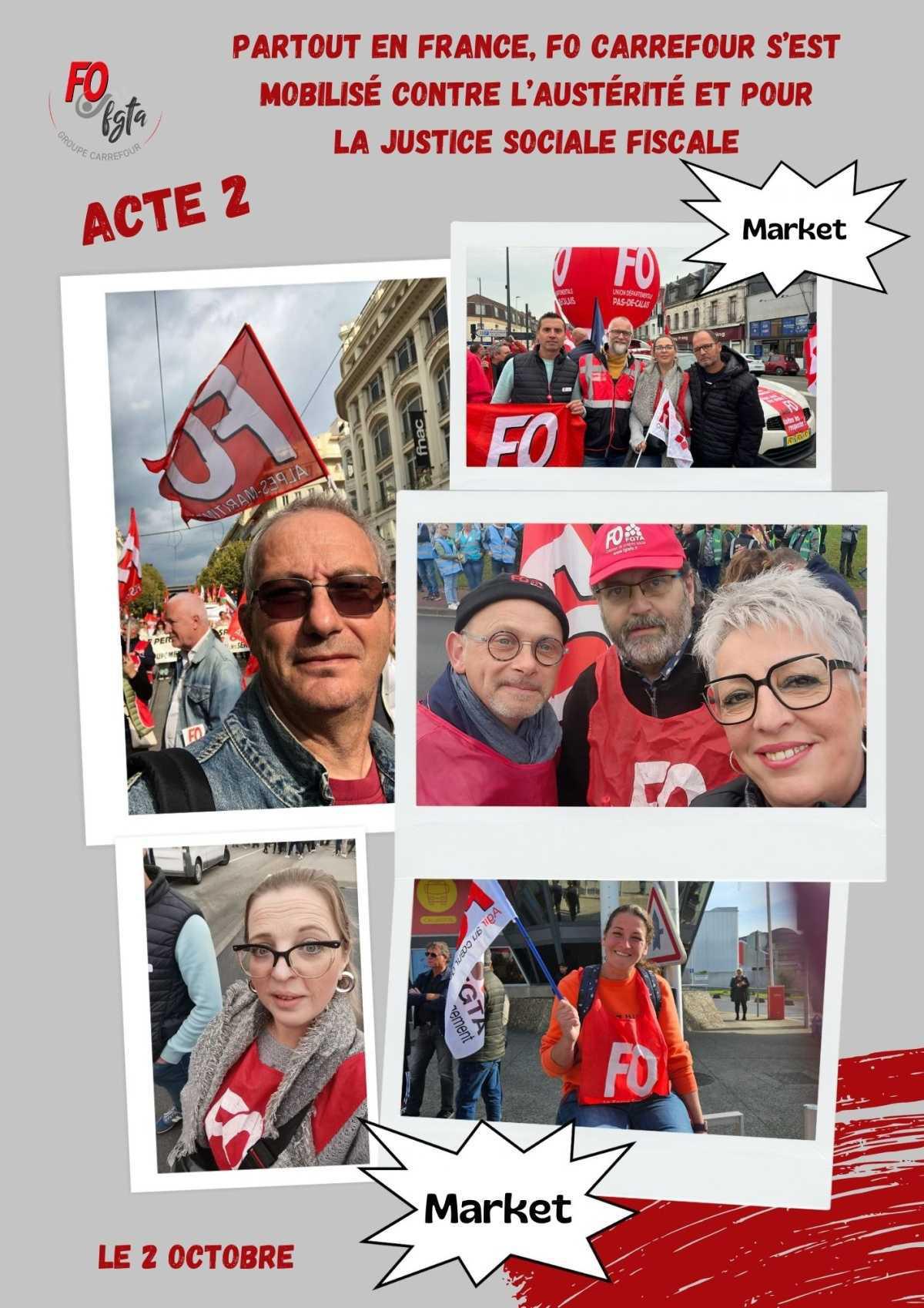 FO Market mobilisé le 2 octobre