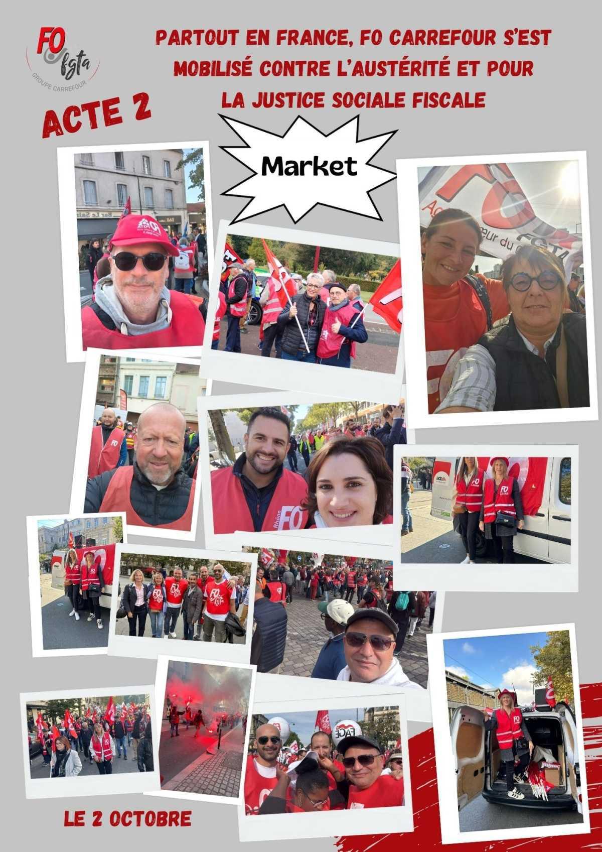 FO Market mobilisé le 2 octobre