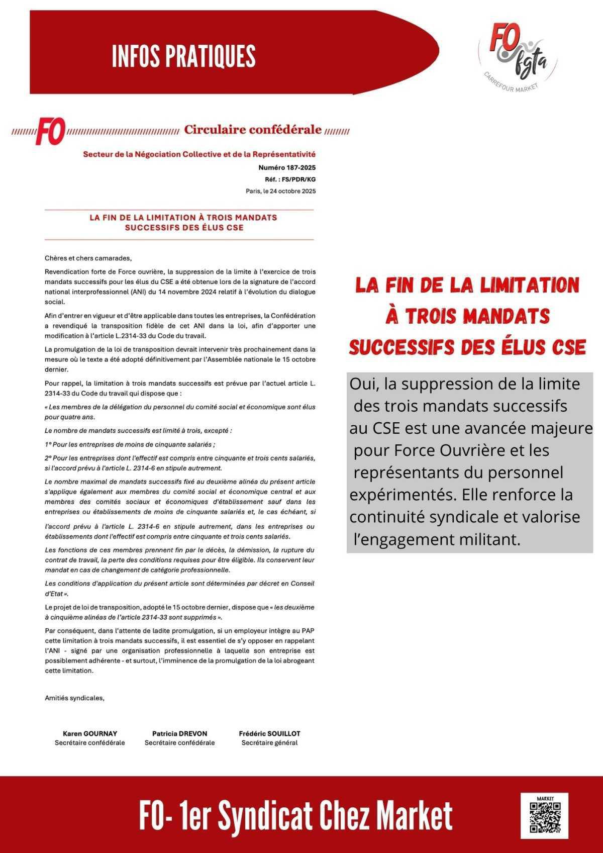 Le petit journal FO Market - Novembre et décembre