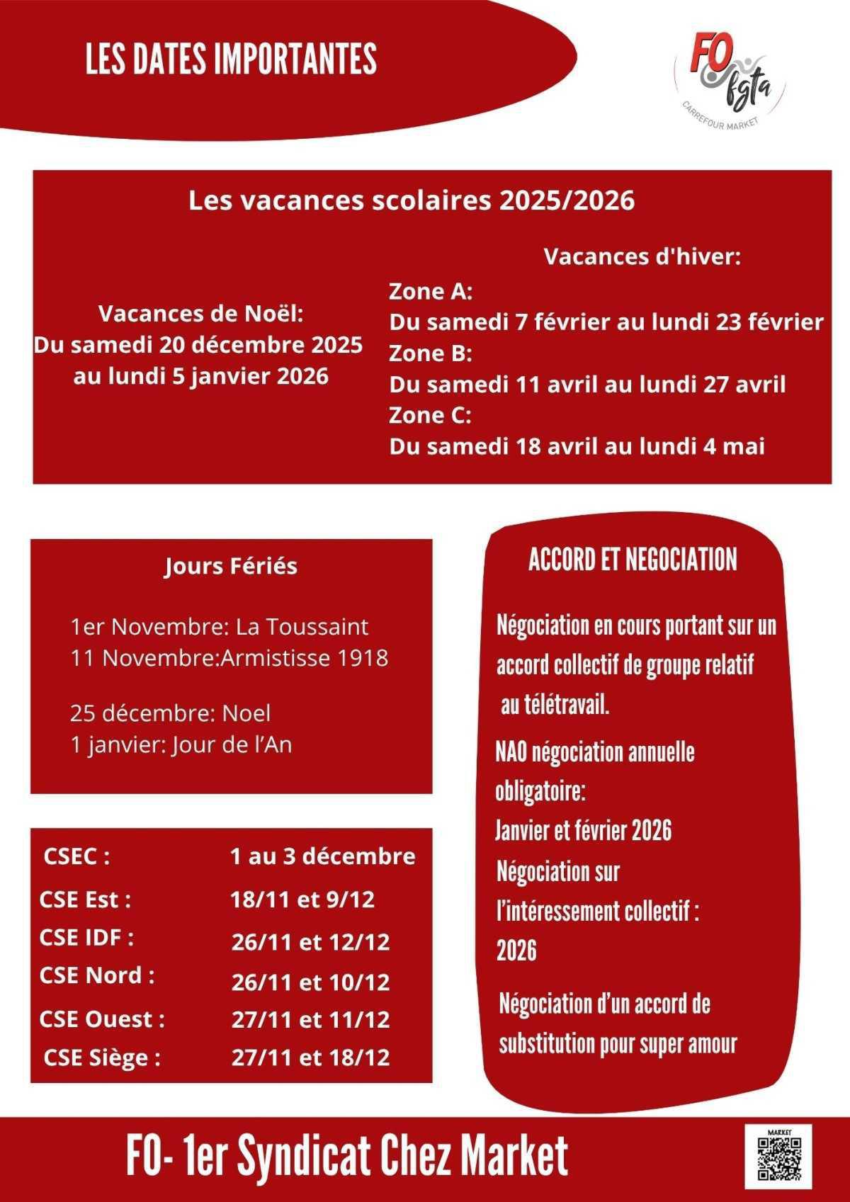 Le petit journal FO Market - Novembre et décembre