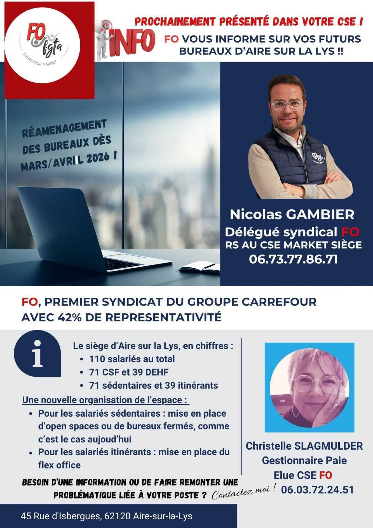 Le petit journal FO Market - Novembre et décembre