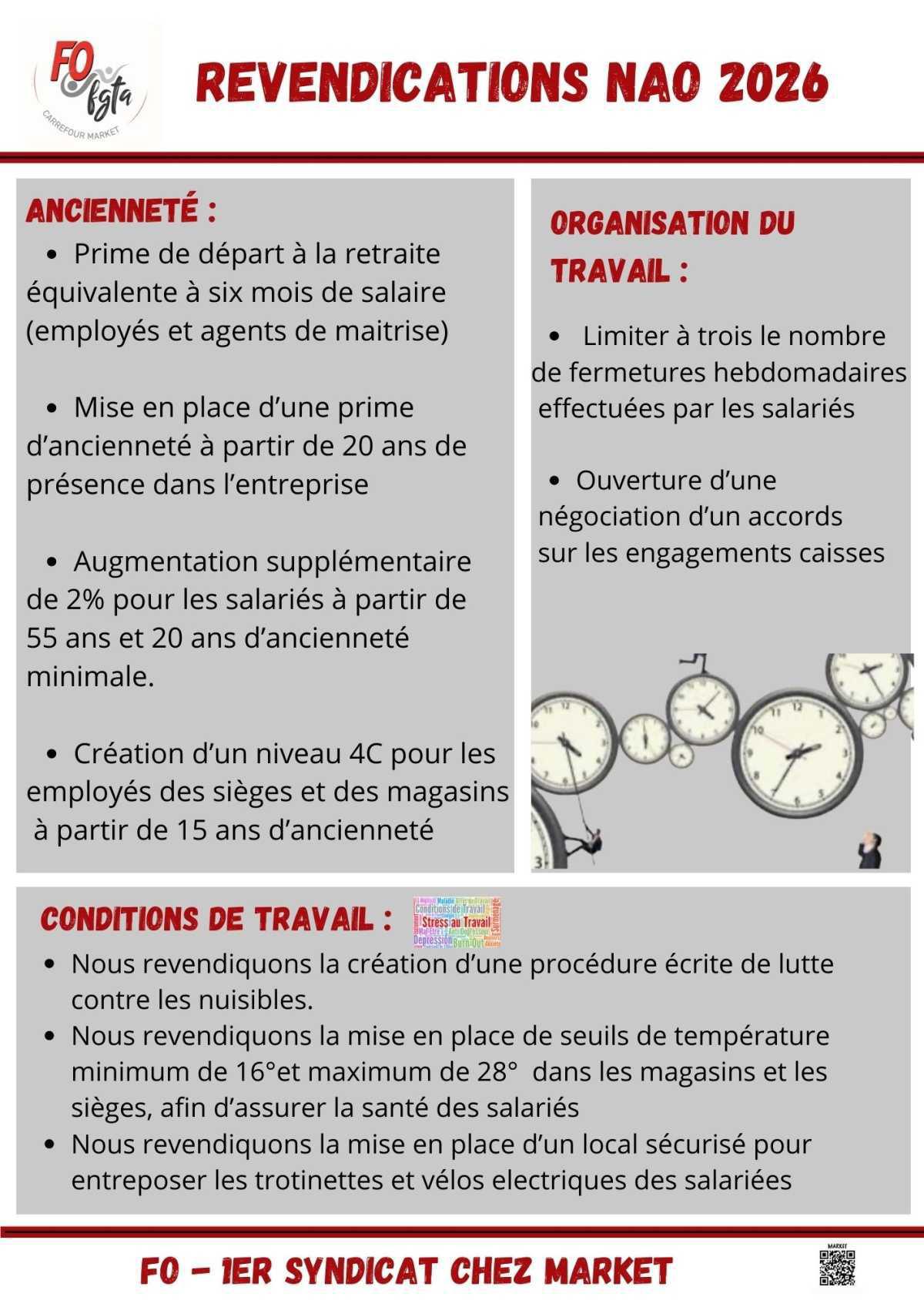 Revendications NAO 2026