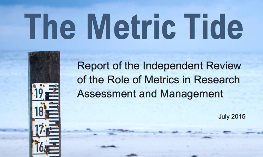 Portada del informe 'The Metric Tide'