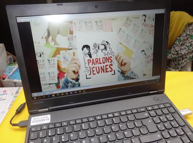 Chaymaa et Laura, à la découverte des motivations du Délégué Général aux Droits de l'Enfant