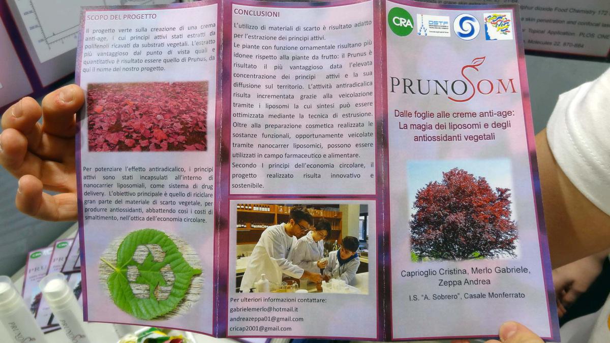 26. Prunosom. Dalle foglie alle creme anti-age: la magia dei liposomi e degli antiossidanti vegetali 26. Prunosom. Dalle foglie alle creme anti-age: la magia dei liposomi e degli antiossidanti vegetali