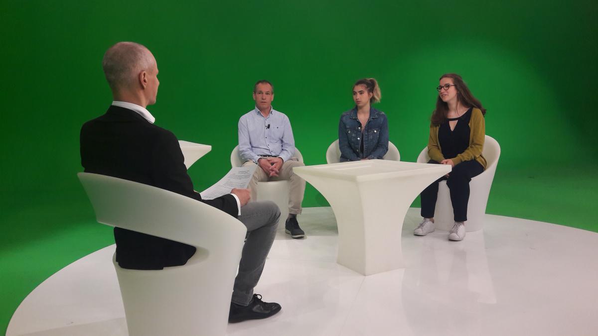 10 min de plateau TV sur RTBF 10 min de plateau TV sur RTBF