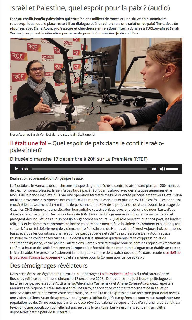 La Palestine en scène La Palestine en scène