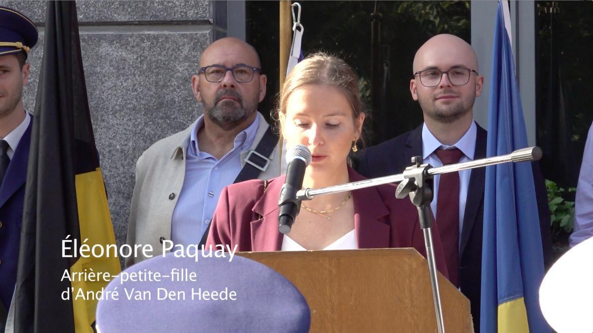 Commémoration André Van Den Heede 