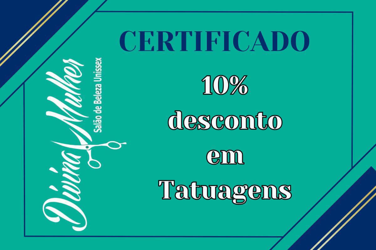 10% de desconto em tatuagens 10% de desconto em tatuagens