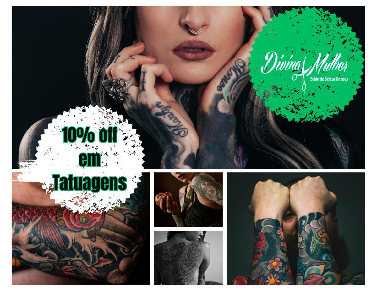 10% de desconto em tatuagens 10% de desconto em tatuagens