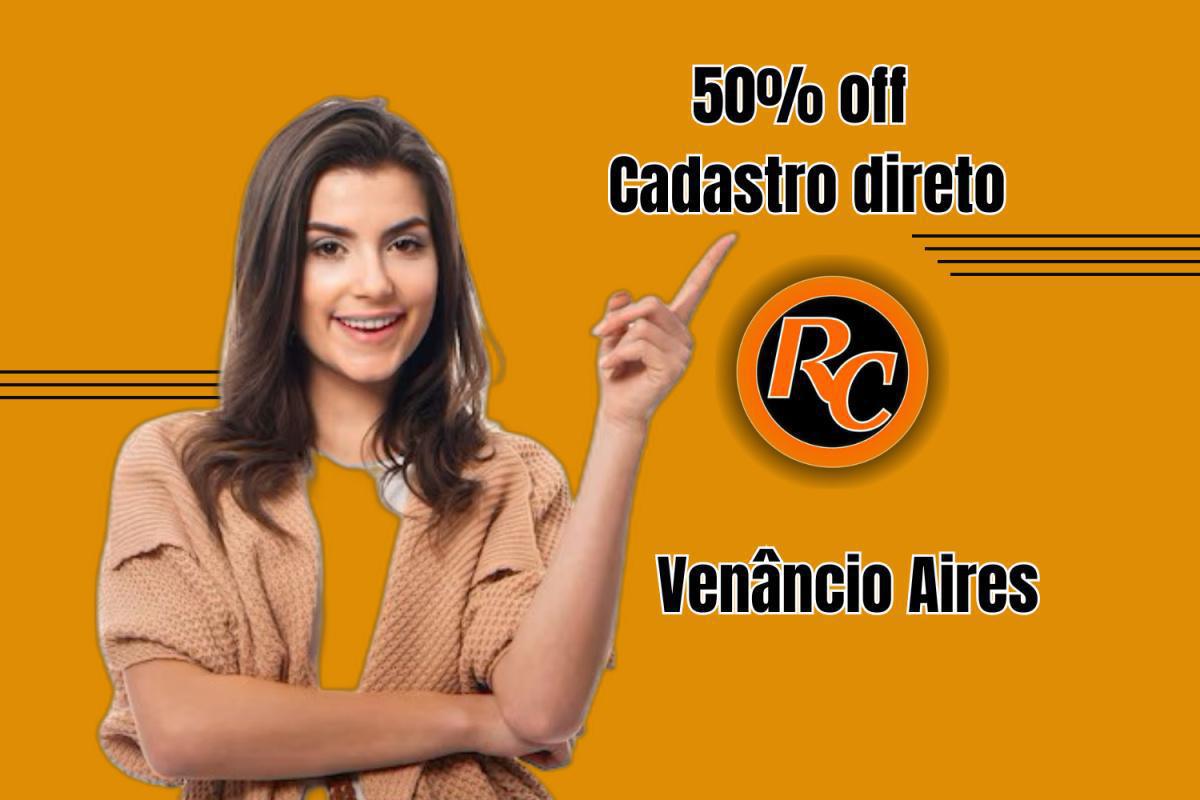  50% Cadastro direto de empresas