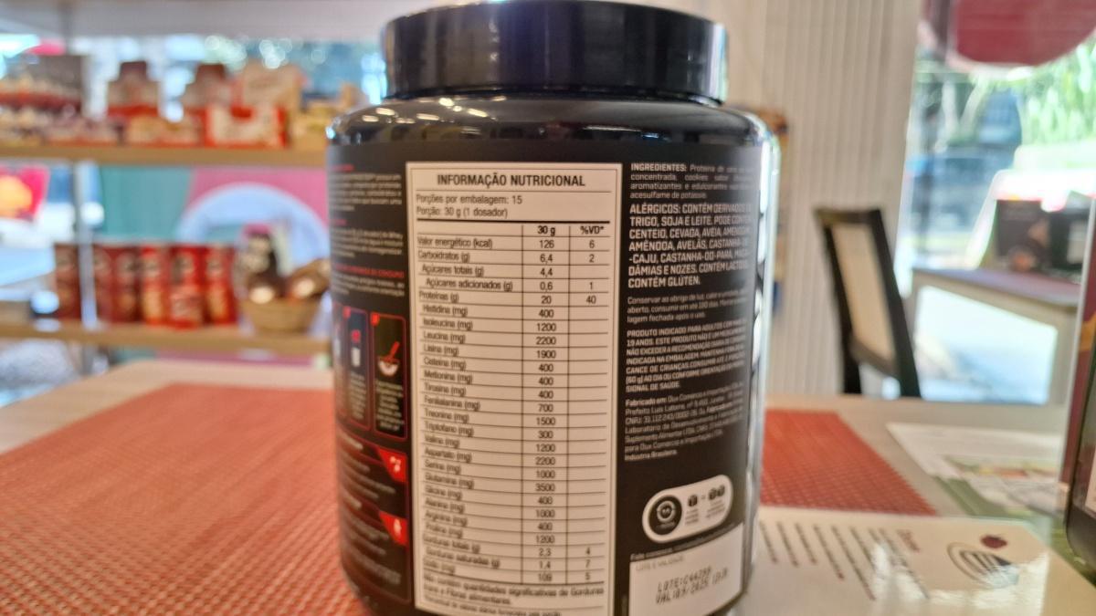 Whey Protein concentrado Dux 450g por R$ 80,00