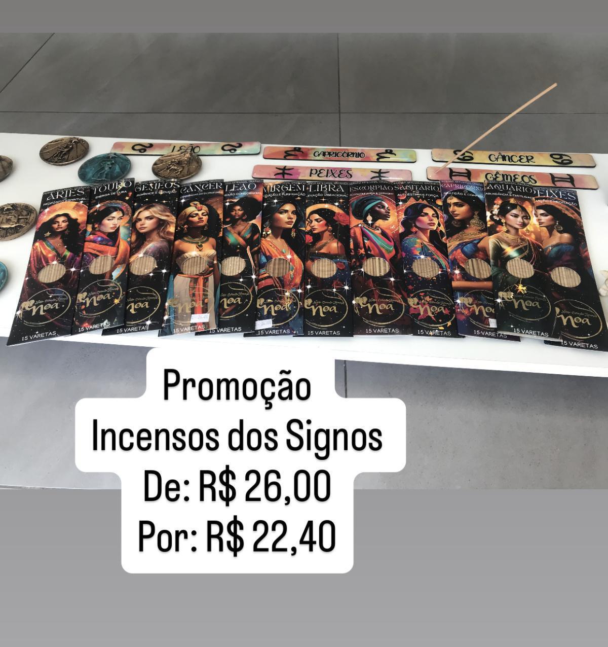Incensos por R$ 22.40