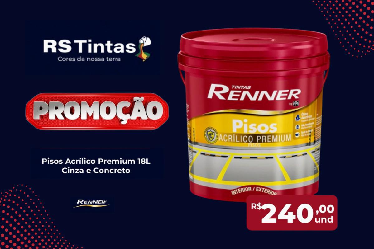 Tinta Acrílica Premium pisos/muros por R$ 240,00