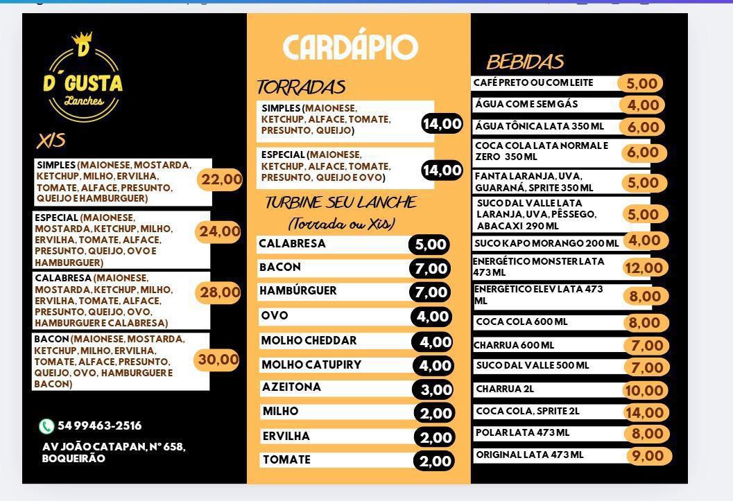 D'Gusta Lanches D'Gusta Lanches