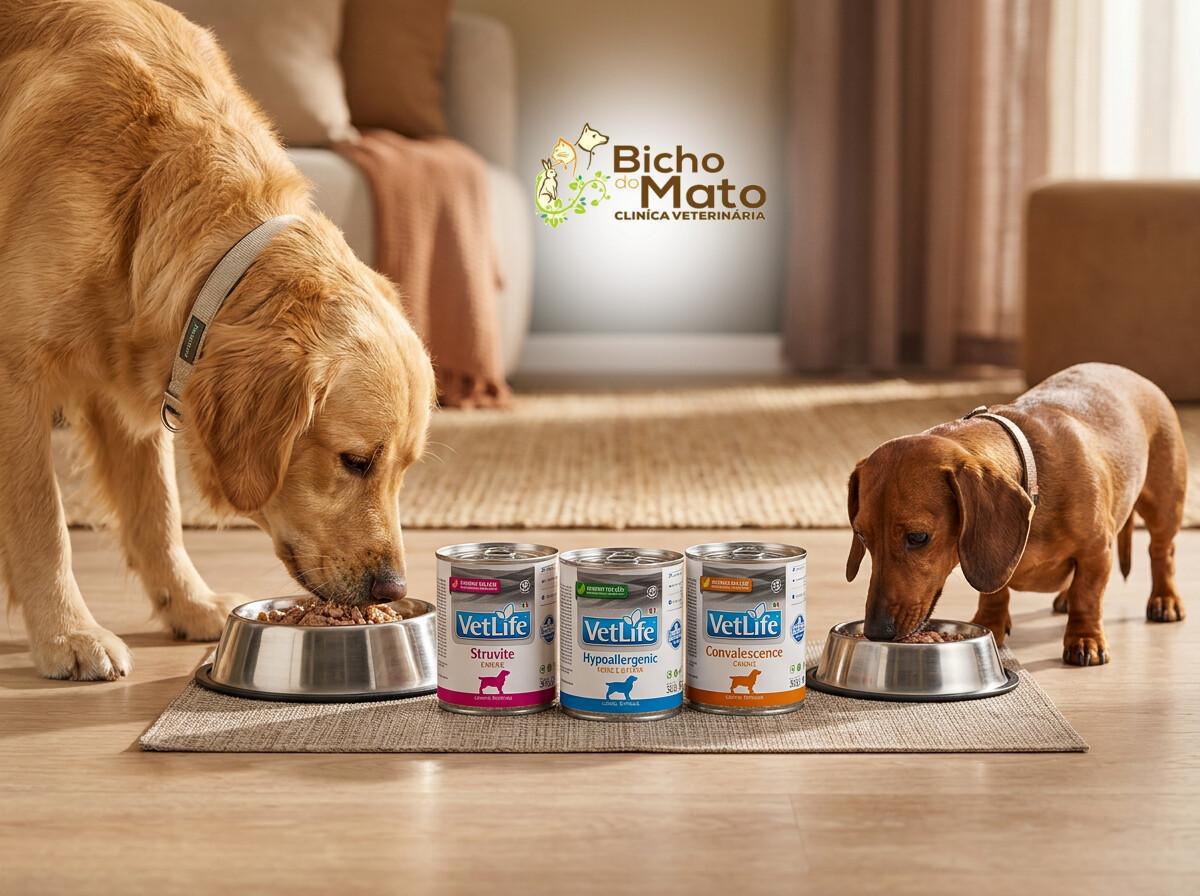 Vet Life Canine 300g por R$ 39,99 Vet Life Canine 300g por R$ 39,99