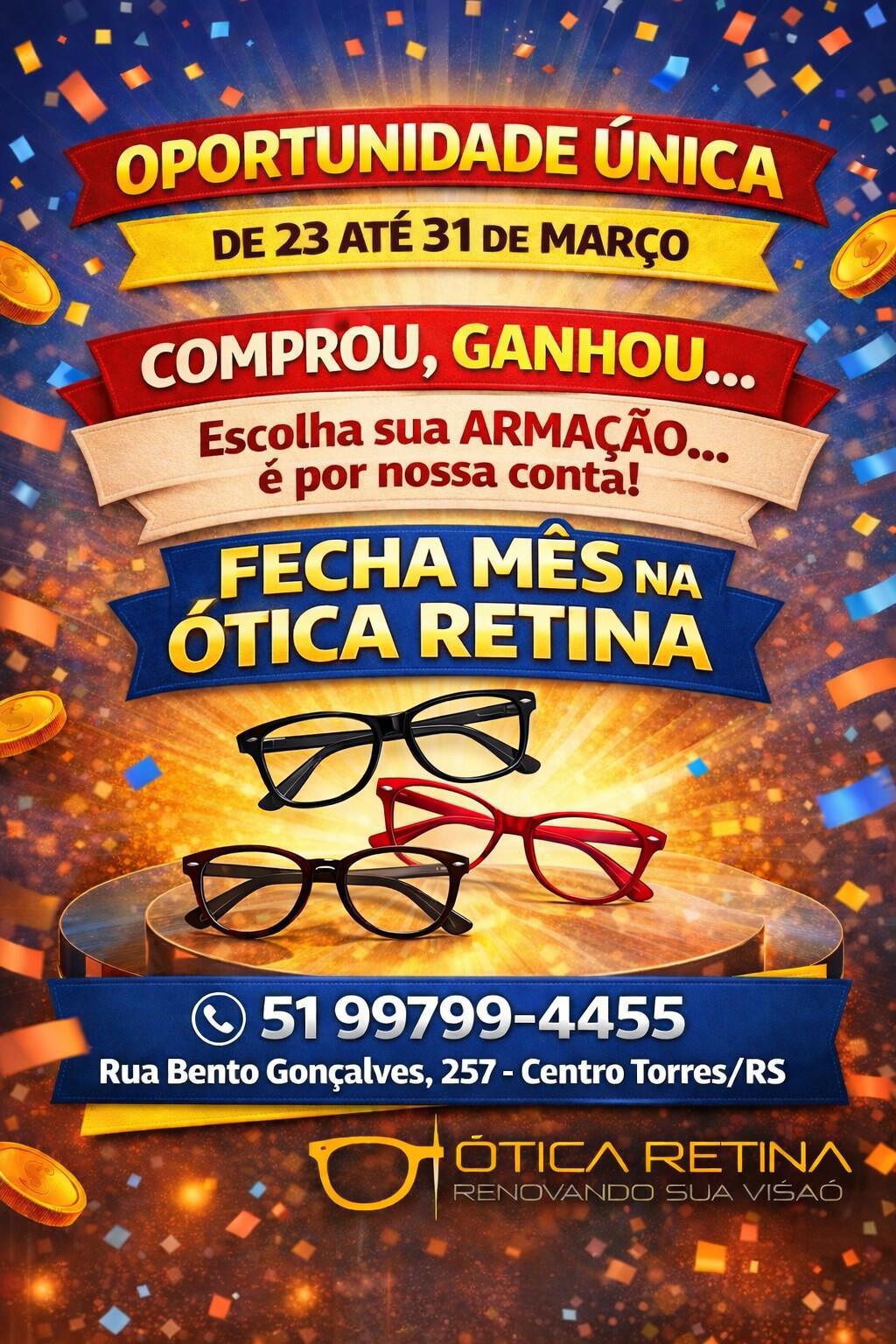 Na compra do seu óculos Multifocal completo, a armação é um presente para você ! Na compra do seu óculos Multifocal completo, a armação é um presente para você !