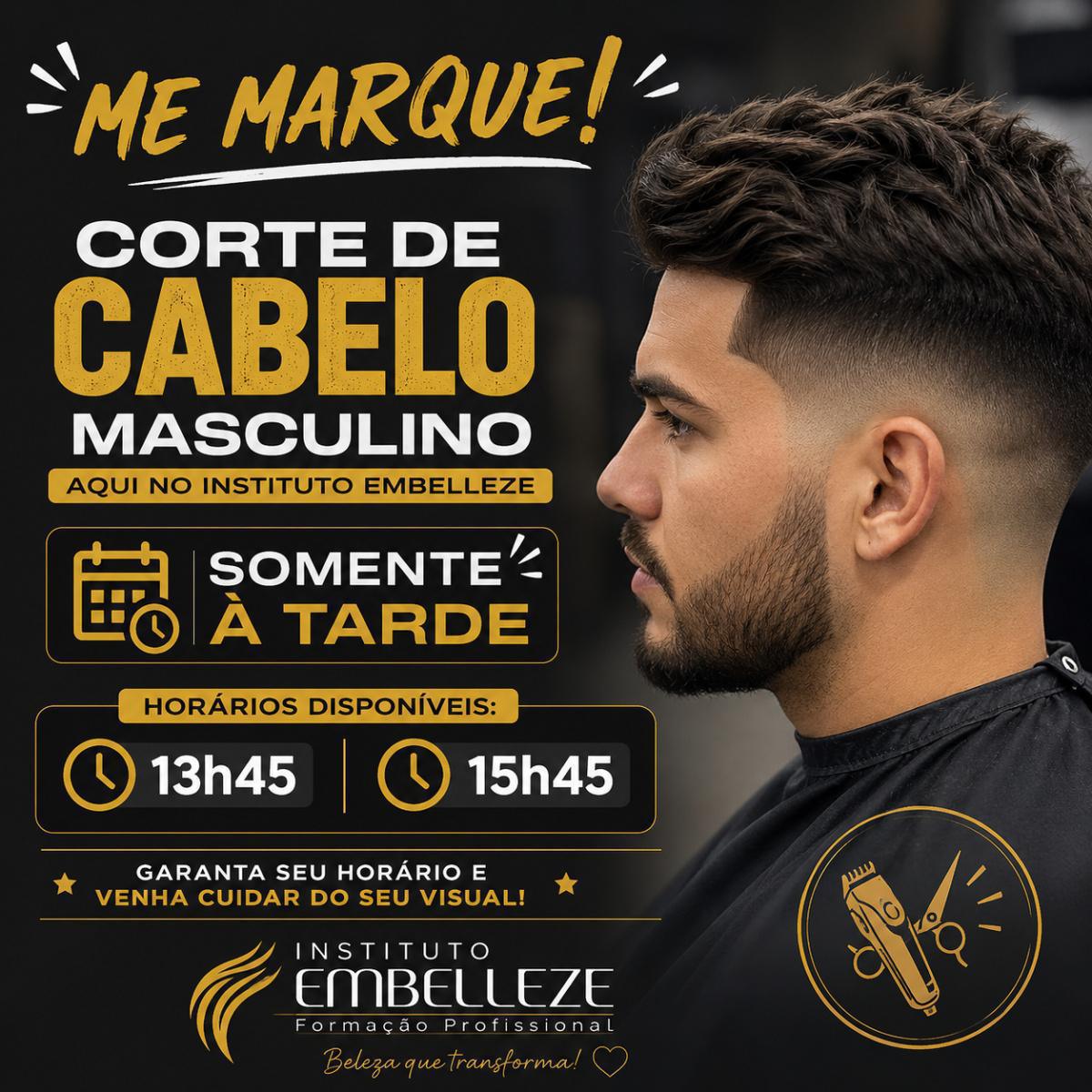 Corte de cabelo grátis para usuários do app nas Quartas Feiras! Corte de cabelo grátis para usuários do app nas Quartas Feiras!