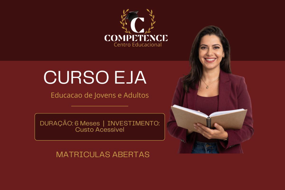 EJA em 6 meses por R$ 1.170,00 EJA em 6 meses por R$ 1.170,00