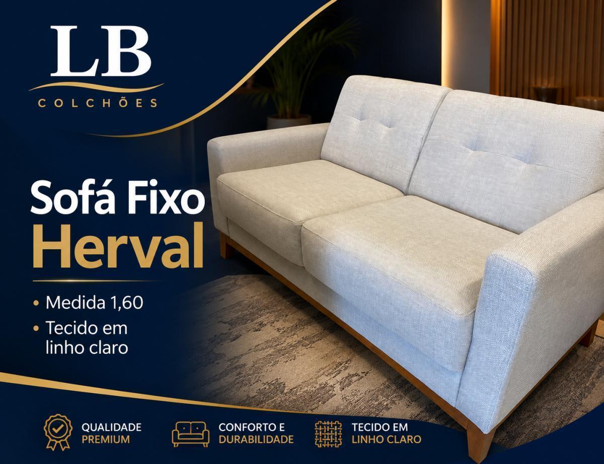 Sofá fixo Herval por R$ 1.799,00 Sofá fixo Herval por R$ 1.799,00