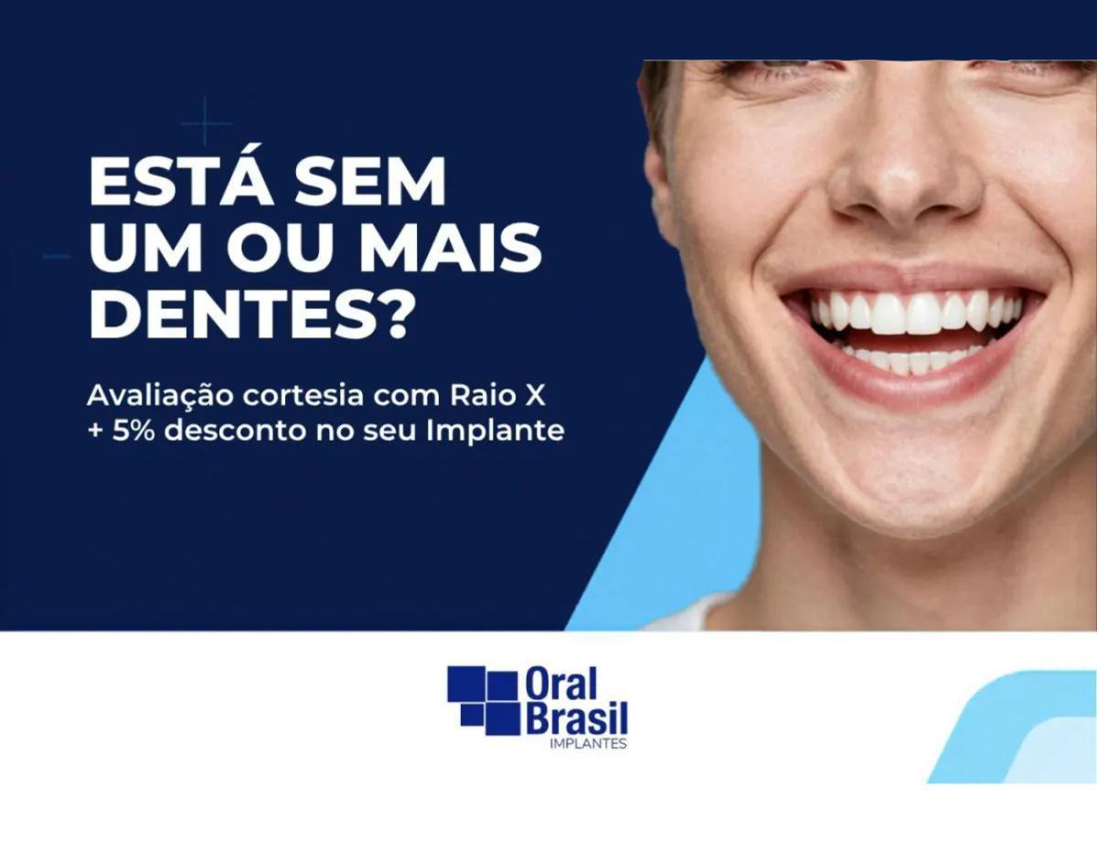 Avaliação cortesia com Raio X + 5% desconto no seu Implante. Avaliação cortesia com Raio X + 5% desconto no seu Implante.