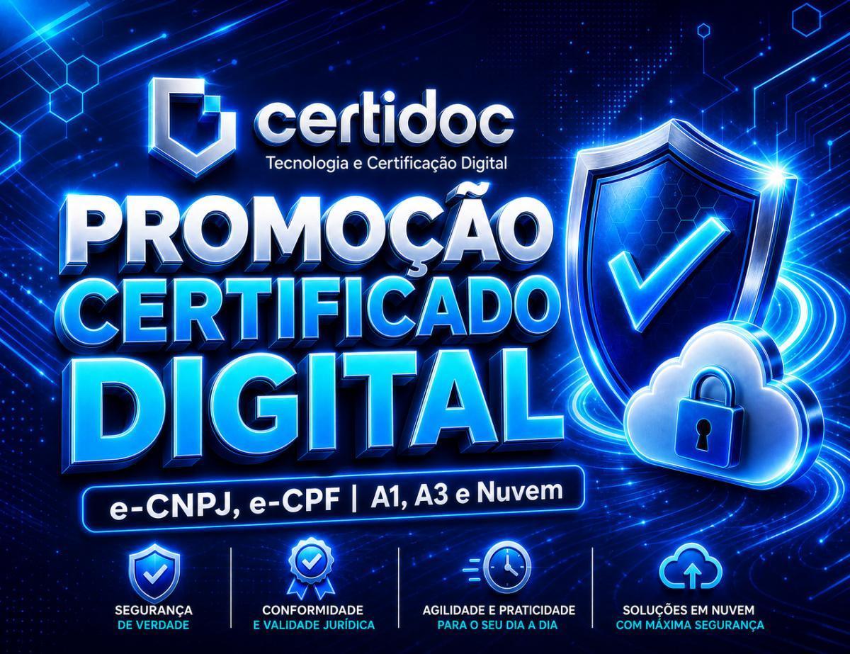 Certificado Digital ICP-Brasil por R$ 180,00 Certificado Digital ICP-Brasil por R$ 180,00