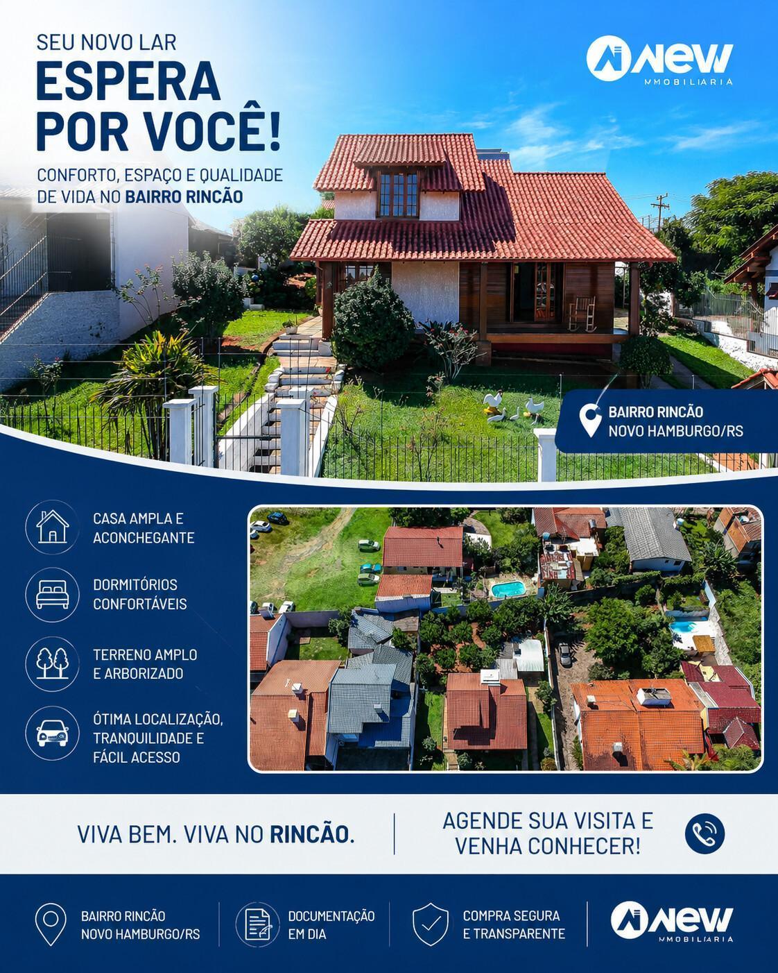 Casa no bairro Rincão em Novo Hamburgo Casa no bairro Rincão em Novo Hamburgo