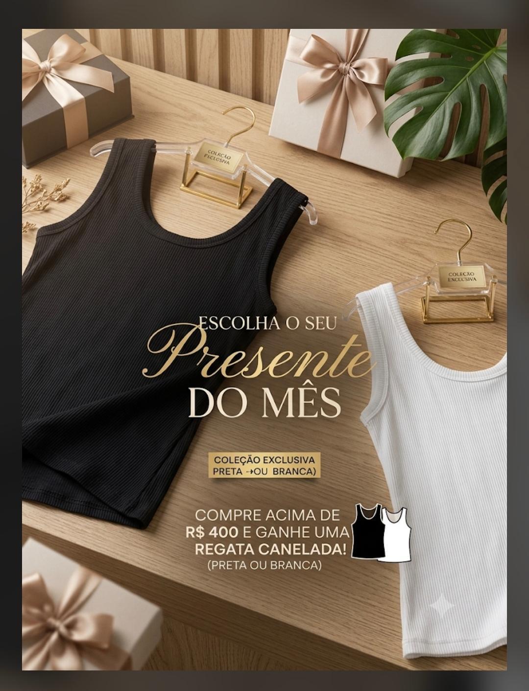 Compre e ganhe uma linda REGATA! Compre e ganhe uma linda REGATA!