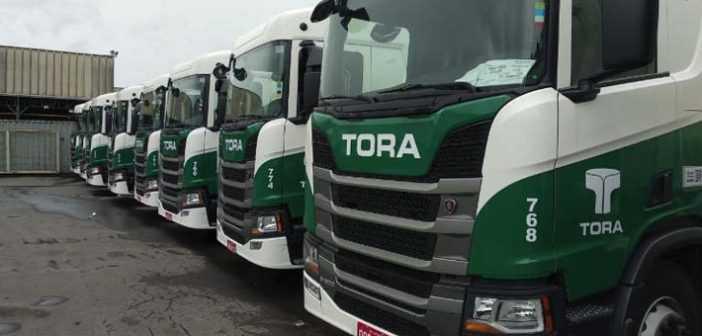 Transportadora Tora compra 180 novos Scania