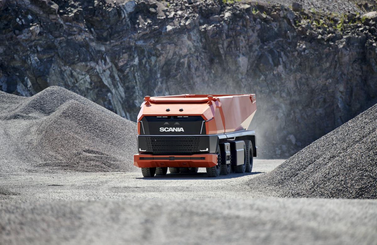 Scania mostra caminhão autônomo sem cabine para motorista