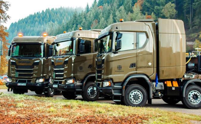 Exército Alemão adquire 40 caminhões Scania 650S V8