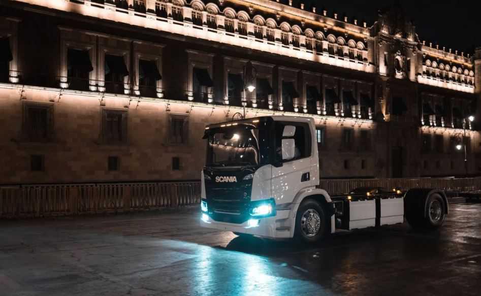 Scania apresenta caminhão elétrico no México