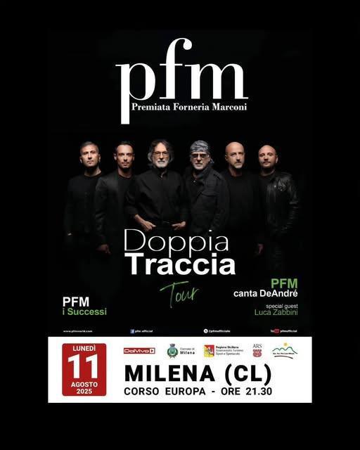 Doppia Traccia Tour - PFM canta De André - special Guest Luca Zabbini (inizio ore 21.30)