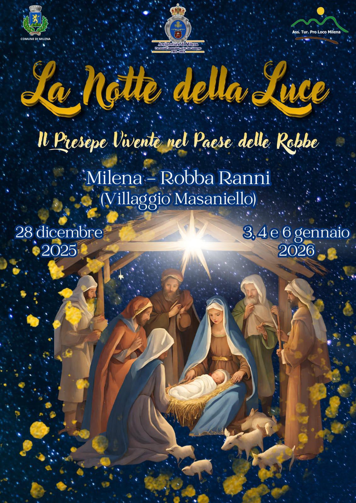 La Notte della Luce - Il Presepe Vivente nel Paese delle Robbe