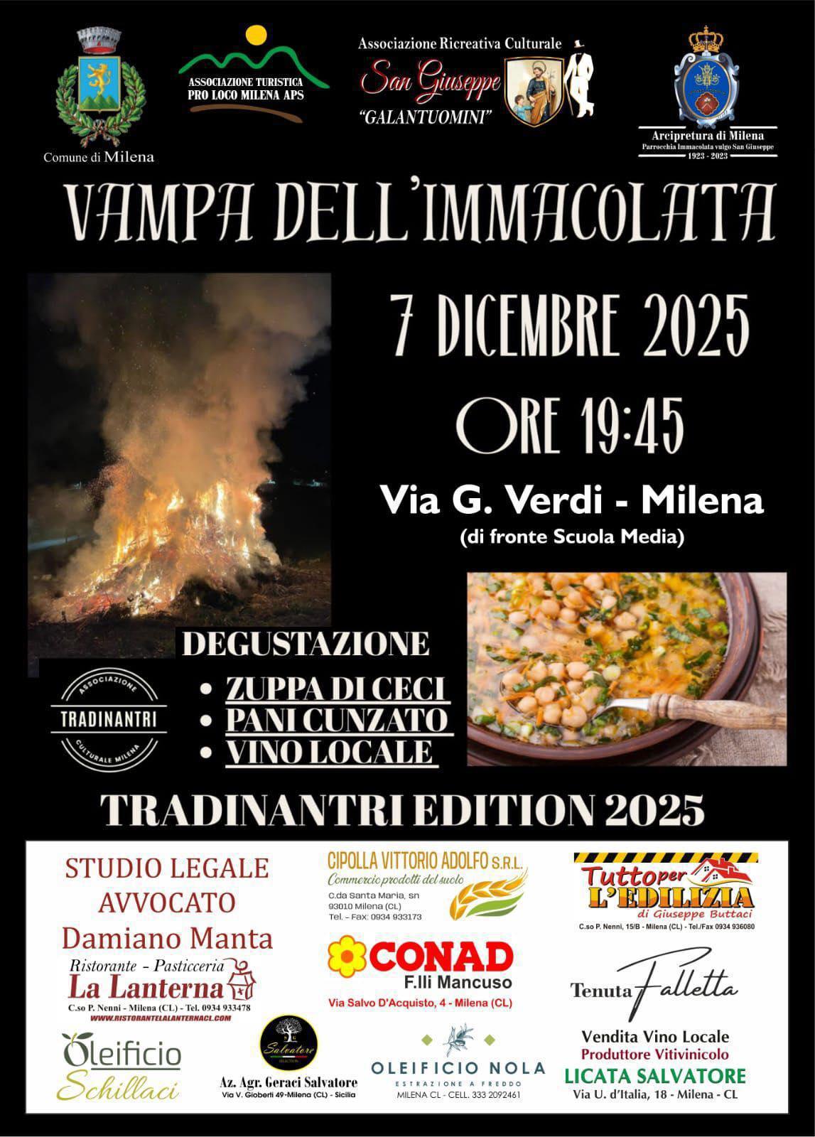 Vampa dell'Immacolata (inizio ore 19.45)