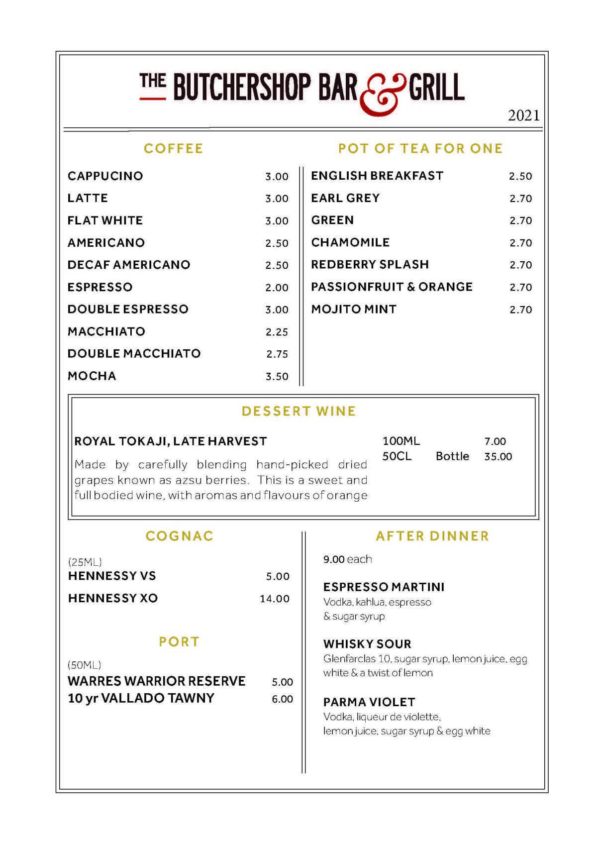 The Butchershop bar & Grill 