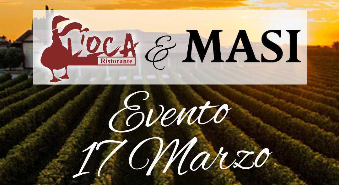 📅 Evento 17 Marzo - Cantina Masi 📅 Evento 17 Marzo - Cantina Masi