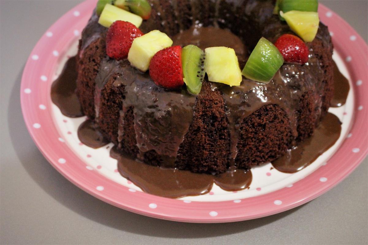 Sponge chocolate cake كعكة الكاكاو الاسفنجيه
