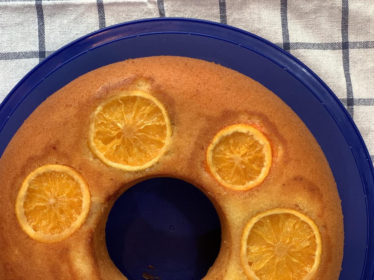 كيكه البرتقال orange cake