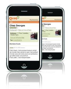 Qype disponible en version iPhone