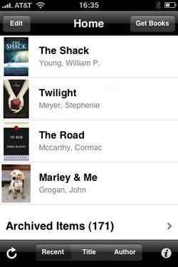 Kindle : Amazon rebondit sur iPhone