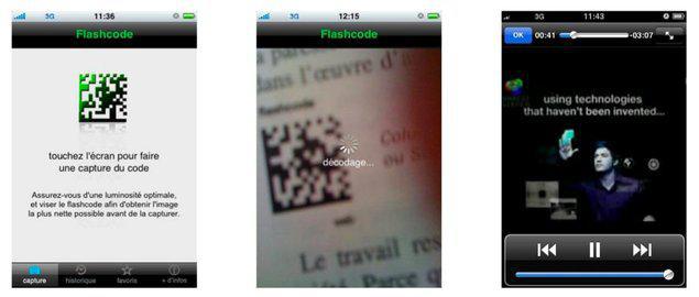 Le flashcode débarque sur iPhone et Google phone