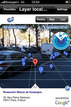 Réalité augmentée : Layar débarque sur iPhone